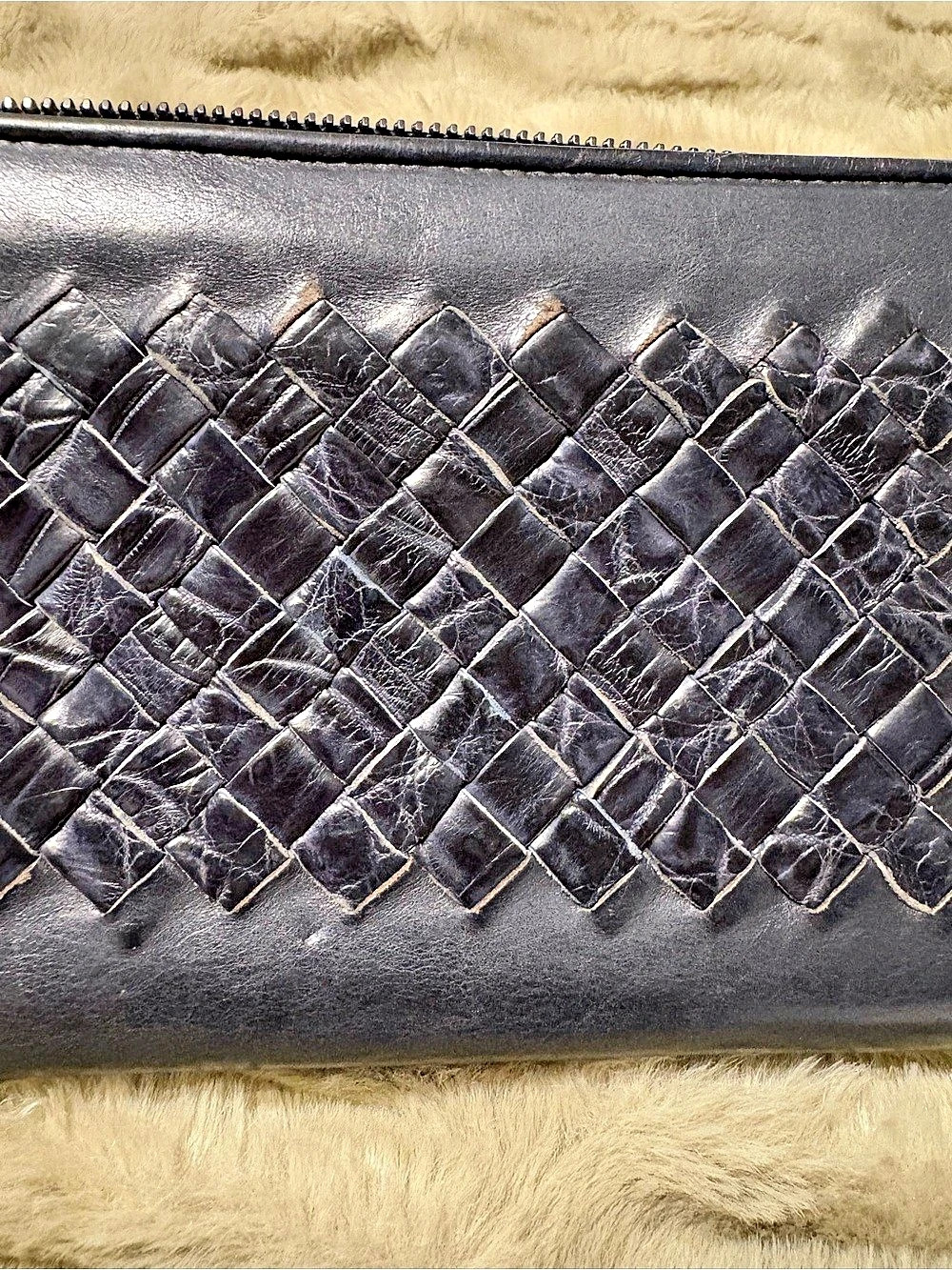 Bottega Veneta Intrecciato Zip-Around Long Wallet Black - Picture 2 of 14